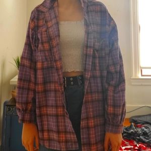 cute kawaii vintage flannel